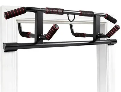 Zdjęcie produktu dla Drążek do podciągania na futrynę drzwi składany bez wiertu