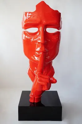 Obrázek produktu pro Casa Padrino XXL Dekorativní socha červená / černá V. 190 cm