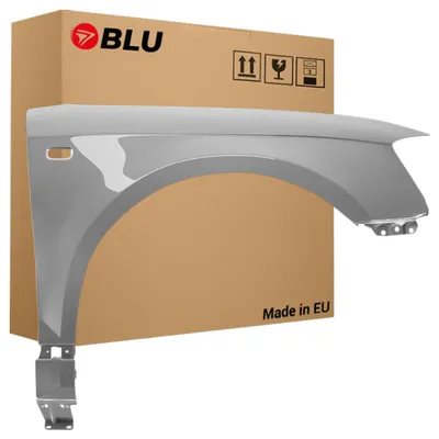 Obrázek produktu pro BLU Blatník náhrada pro Audi A3 8P LY7W Pravý Stříbrný SilberSee LichtSilber | 2003-2008 | Přední | Lakovaný | Připravený k montáži | Pozink, Obrázek vytvořený pomocí AI