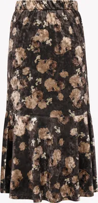 Image de Jupe pour femme EVER - Marron multicolore, taille L