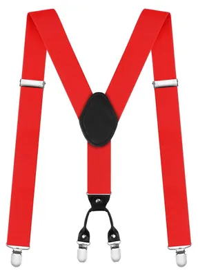 Productafbeelding van Bretels - Verstelbaar - 3,5 cm breed - 4 clips - Heren en dames