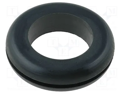 Obrázek produktu pro Tulec; Vnitřní průměr: 25,2 mm; Vnitřní otvor: 18,5 mm; Guma; černá; průchodky