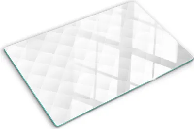 Produktbild von Tulup Glas Herdabdeckplatte - 80x52 cm - Glaskeramikkochfeld-Abdeckung Spritzschutz Glasabdeckplatte - Einteilig - Kunst: Modern & Klassisch - Abstraktes - Weiß