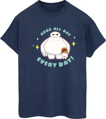 Produktbild von Disney - "Big Hero 6 Everyday" T-Shirt für Damen BI15846 (L) (Marineblau)