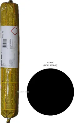 Produktbild von Sikaflex Pro 3 SL selbstnivellierend 600ml Beutel 1K Polyurethan Dichtstoff schwarz