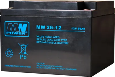Obrázek produktu pro Mw 26-12: Agm12V/26Ah, 166*175*125 (M5)