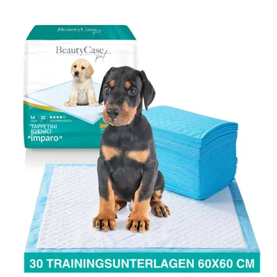 Produktbild von Beauty Case Pet Trainingsunterlagen für Hunde 60x60cm - Pet Hygieneunterlagen - Absorption 4/5 - 30 Stück
