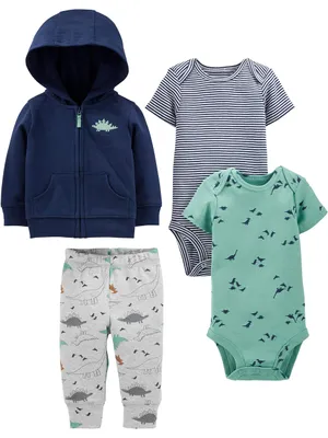 Zdjęcie produktu dla Komplet odzieży dla chłopców Carter's Baby, składający się z kurtki, spodni i body (3 elementy), rozmiar S