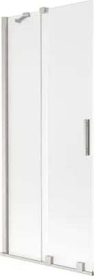 Immagine prodotto di Mexen Velar paravento da bagno a 2 ante scorrevoli 80 x 150 cm, smerigliato, nichel spazzolato - 896-080-000-31-97