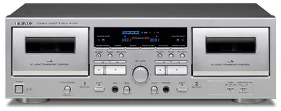 Produktbild von TEAC W-1200(B) Doppelkassettendeck silber
