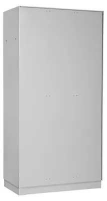 Produktbild von ADB Garderobenschrank Spind 3-türig feuerrot 1775x890x500 mm