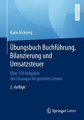 Produktbild von Übungsbuch Buchführung, Bilanzierung und Umsatzsteuer