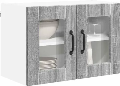 Produktbild von (Design 2026） Küchenschrank Graues Sonoma 60 x 31 x 40cm Holzwerkstoff - HOMMIE 151764 - Küchenschränke
