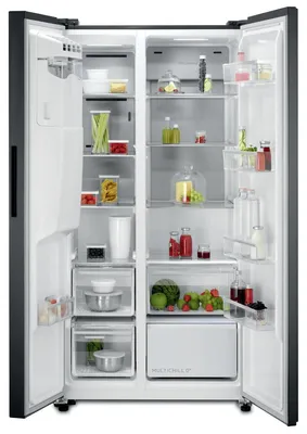 Produktbild von AEG 9000 MultiChill 0° / Side by Side Kühlschrank / 1775 mm / 572 L / NoFrost ORX9V351DB Schwarz