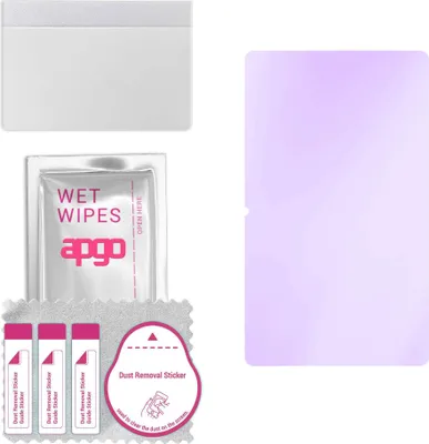 Produktbild von apgo Hybrid Schutzglas, kompatibel mit Amazon Fire 7 Kids Edition (2022), Anti-Blue, 9H Härte, toller Ersatz für Hartglas, kratzfester Displayschutzglas, Displayschutz, Full Glue