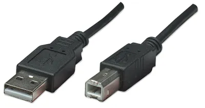 Image de Manhattan 374507 Câble de connexion USB 2.0 0,5m A mâle/B mâle