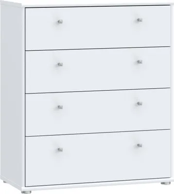 Obrázok produktu pre Kommode >Tembi< in Weiß - 73.7x85.5x34.8cm (BxHxT)