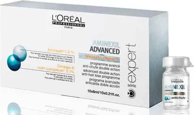Produktbild von L'oreal Professionnel Aminexil Advanced Ampullen, angereichert mit en Wirkstoffen für das Haar, 10 x 6 ml