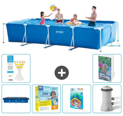 Obrázok produktu pre Obdĺžnikový bazén s rámom – 450 x 220 x 84 cm – 5-dielny model S57