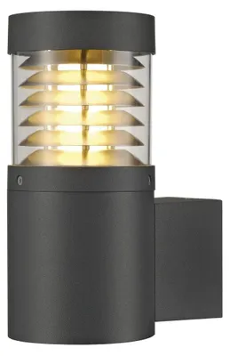 Productafbeelding van SLV 231585 F-POL WALL: Ronde wandlamp, antraciet, E27, max. 20W