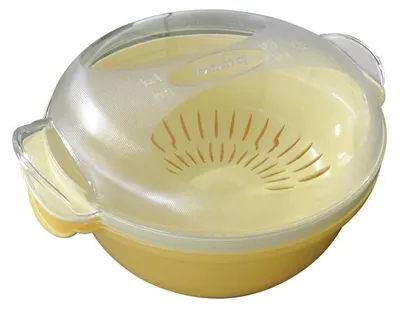Image de Cuiseur à vapeur - Cooky - D 25 x H 12,5 cm - Jaune