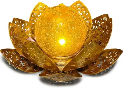 Produktbild von Solarlampen für Außen, Gartenleuchten, Solar Lotus Garten Deko, Bodenleuchte für Garten, Crack Glaskugel solar lampe, Wasserdichte