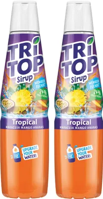 Produktbild von Tri Top Getränke-Sirup Tropical 600ml - Maracuja, Mango, Ananas (2er Pack)