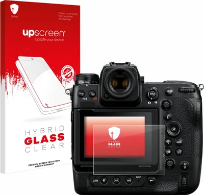 Produktbild von upscreen Schutzglas für Nikon Z 9 Schutzfolie Panzer Folie Glas Display Schutz klar