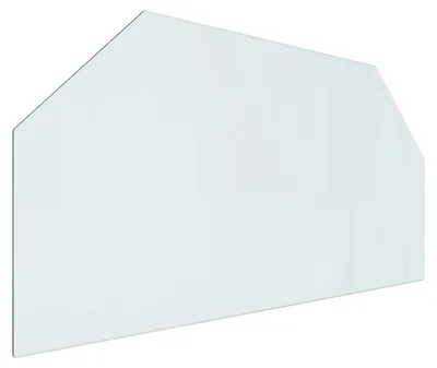Produktbild von Feuerstelle Glasplatte Transparent 100 x 50 cm Glas