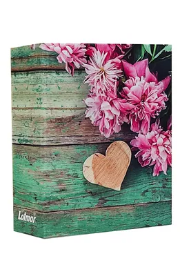 Produktbild von VMC ALBUM für 304 Fotos 10x15 cm. keine Beschreibung FLOWER HEART grün