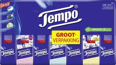 Produktbild von Tempo Zakdoeken Geparfumareerd 4 laags - 42x10