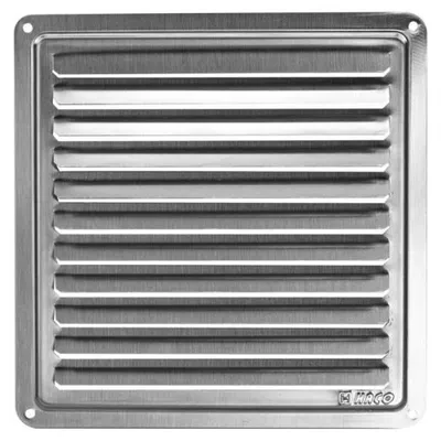 Produktbild von Lüftungsgitter - Deckel NVM, 150 x 150 mm K, Edelstahl 0710