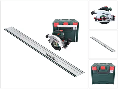 Produktbild von Metabo KS 18 LTX 66 BL Akku Handkreissäge 18 V 165 mm + Führungsschiene + metaBOX - ohne Akku, ohne Ladegerät