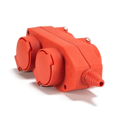 Immagine prodotto di blocco presa a 4 vie in PVC IP44, 3500 W