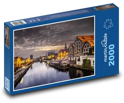 Zdjęcie produktu dla Puzzle 2000 Malowniczy Wieczór w Bydgoszczy - martinpuzzle