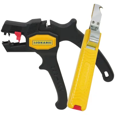 Obrázok produktu pre Jokari Abisolierzange No. 4 - Plus + Jokari Kabelmesser No28 H Standard Set 2-lg