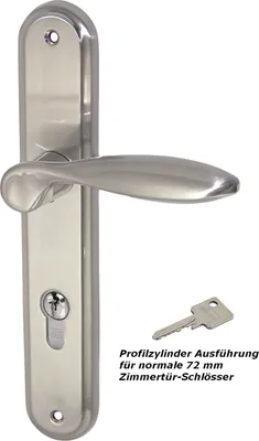 Produktbild von Türbeschlag 1384-G LS PZ Drückergarnitur