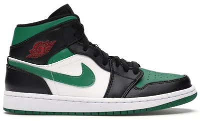Productafbeelding van Jordan 1 Mid, kleur Green Toe - EU maat 44,5
