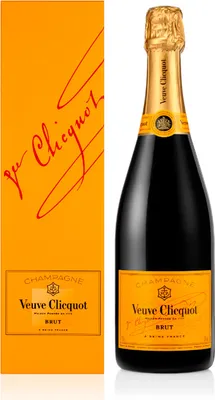 Produktbild von Veuve Clicquot Brut Champagner in Geschenkpackung Champagne Frankreich | 12 % vol | 0,75 l