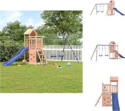 Produktbild von vidaXL Spielturm Massivholz Douglasie -  Schaukeln & Spieltürme