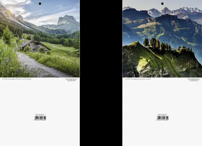 Produktbild von BRUNNEN 1070344 Rückwand Wandkalender 18 x 33 cm