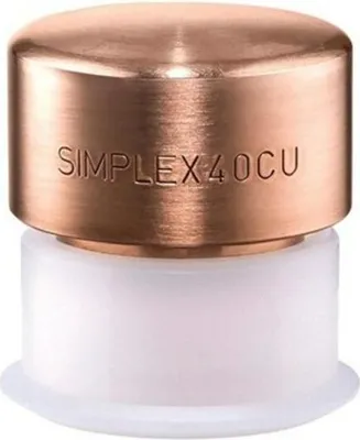 Immagine prodotto di Testa per martello a percussione SIMPLEX C40 mm in rame Halder | 4030618301288