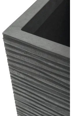 Produktbild von Pflanzvase Serenity 34 x 34 x 66 cm grau