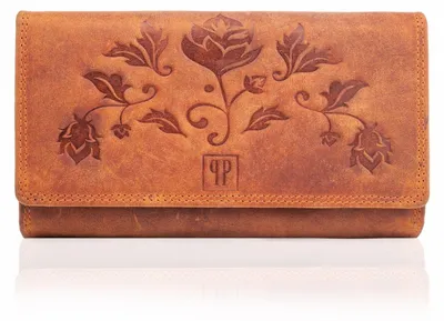 Produktbild von Damen Vintage Leder RFID Geldbörse Paolo Peruzzi T-05-OR