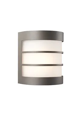 Produktbild von Philips myGarden Calgary Wandleuchte, 60W, E27, ohne Leuchtmittel, Wandbeleuchtung für den Außenbereich, Anthrazit, Glas, IP44, Garten, Terrasse, II