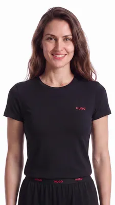 Produktbild von BOSS Damen-Pyjama-T-Shirt mit kurzen Ärmeln und lockerer Passform 50555634