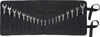 Produktbild von Werkzeugtasche 85 x 35 cm, 24 Fächer, gewachstes Canvas, für Handwerkzeug