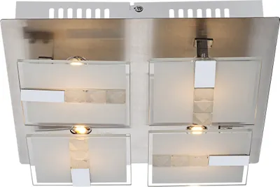 Produktbild von Globo Deckenleuchte Dl Chrom, 4Xled 41711-4