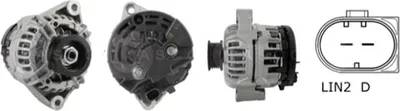 Produktbild von CASCO CAL10419AS Lichtmaschine Generator LiMa 90A 12V für SMART FORTWO Coupe (451)