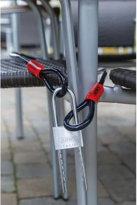 Immagine prodotto di Lucchetto ABUS 64TI/50HB60-150 Titalium, corpo in alluminio, chiave paracentrica, arco 60-150 mm
